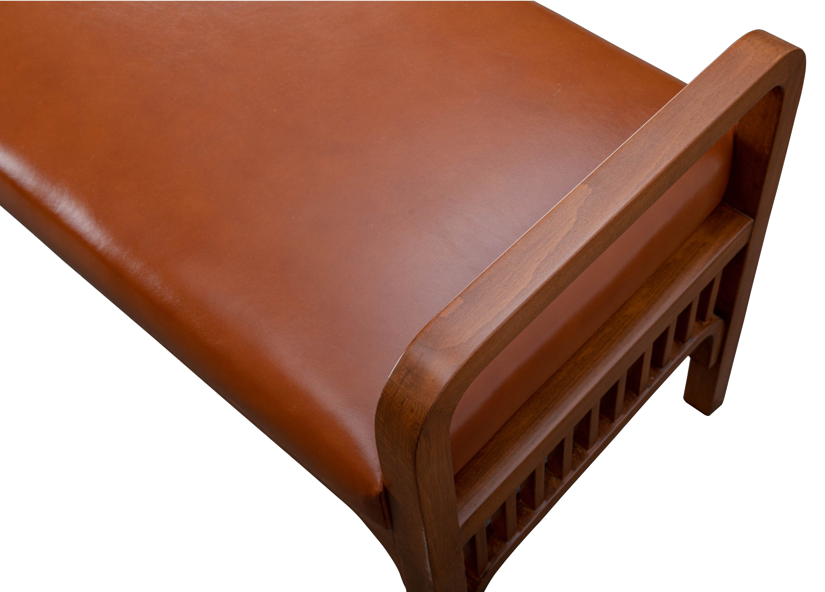 Doppler Bench Cognac Leather Medium Afromasi